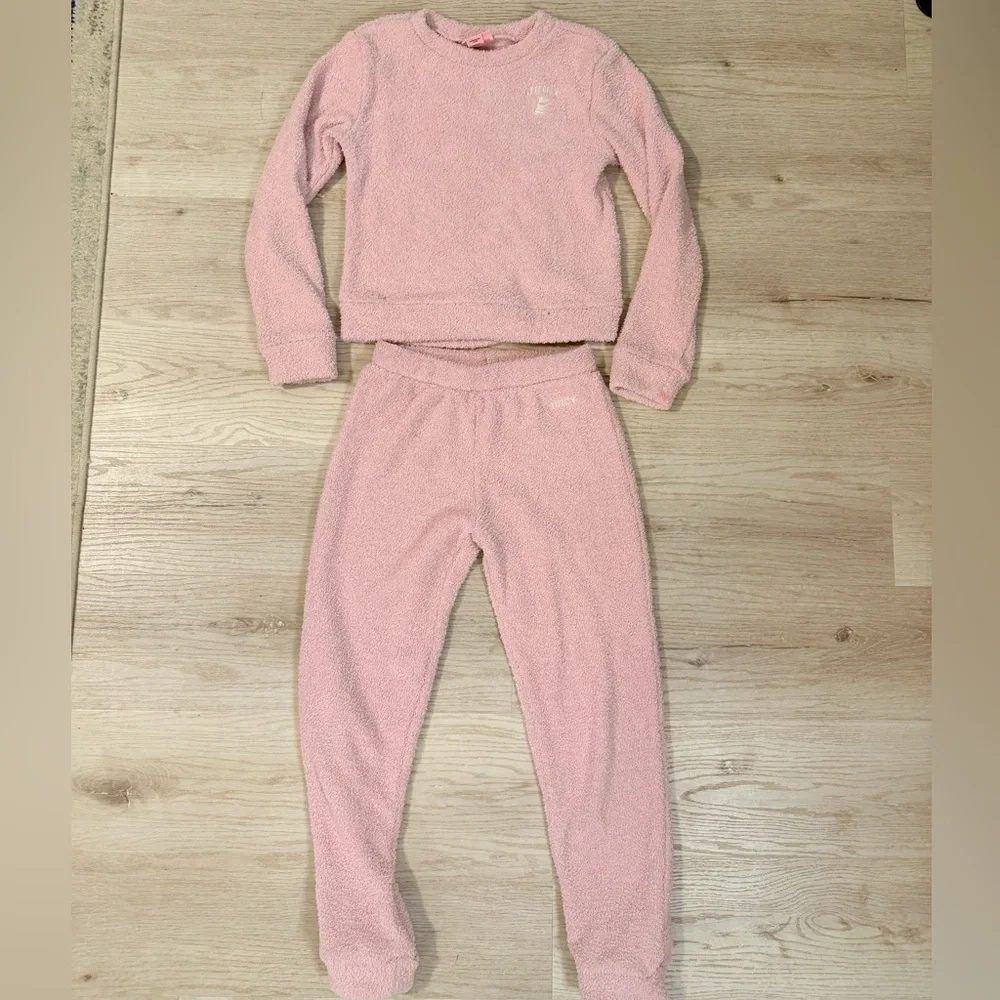 Juicy Couture Kids Pink Teddy Lounge Set size 12